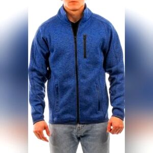 NWT The Narrows at Bloomingdales Fleece Lined Jacket - Blue in Large